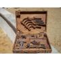 outillage  en malette bois  soudure oxy/acet sans prix de reserve