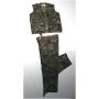 Enemble chasse ENFANT gilet+pantalon BDU WOODLAND 8 ans