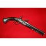 EXCEPTIONNEL PISTOLET A SILEX XVIII� SIECLE SIGNE PIERRE MARCHAND A ORLEANS - EPOQUE LOUIS XV