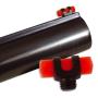 point de mire fluo rouge pas de vis 3mm