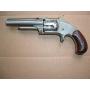  PAIRE DE PLAQUETTES NOIRES REVOLVER  S&W MOD 1 1/2 CAL 32 RF