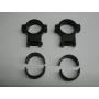 JEU DE COLLIERS DIAMETRE 30 MM RAIL DE 21MM BURRIS