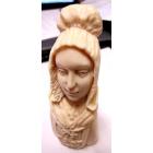2 statuettes en Ivoire (Travail dieppois)
