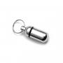 Tube adresse pour collier du chien (couleur: Chromé, taille: 36mm)