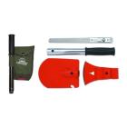 Pelle polyvalente compacte, hache + scie + �tui