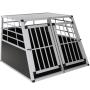 cage de transport 2 chiens avec separation