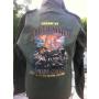 VESTE DE TREILLIS VERT  US NAVY/tattoo/skull/goth/horror/airsoft/arley/pin up