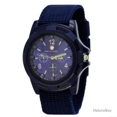 Montre Militaire Homme Armee Suisse Gemius Army Bracelet Tissu