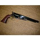REVOLVER POUDRE NOIR - PIETTA MOD 1860 ARMY ACIER - CAL 44 - CANON DE 8 POUCES - CROSSE NOYER