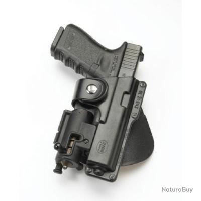 HOLSTERS FOBUS ROTATIF POUR GLOCK 17/22 AVEC ACCESSOIRES MONTÉS SUR LE RAIL