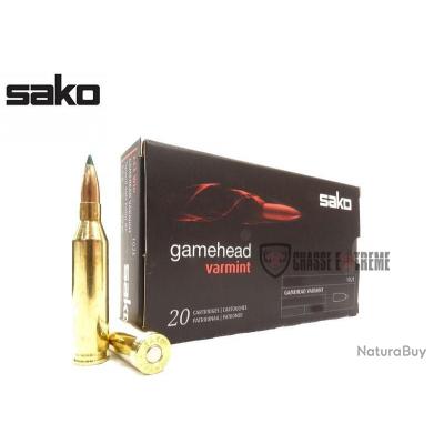 Munitions Sako Gamehead Varmint Cal Rem Gr Balles Calibre