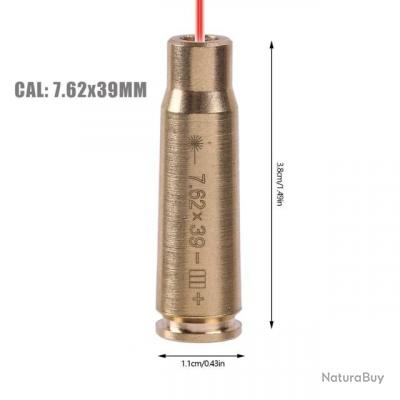 Balle laser 7 62x39 AK47 MM Cartouche de réglage PILES EXPEDITION