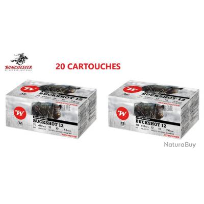 Chevrotine Winchester Buckshot Grains Cartouches