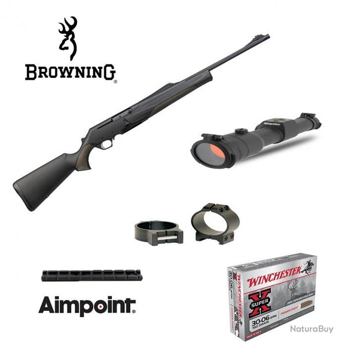 Pack Carabine Browning Bar Mk Compo Hc Black Brown Filet Aimpoint