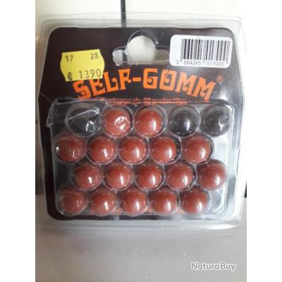 17 balles de protection SELF GOMM Munitions Gomm Cogne classées en