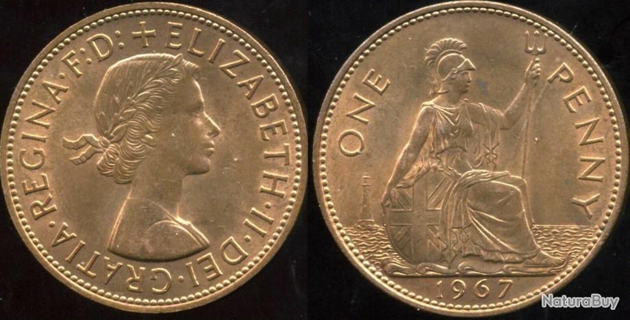 Pi Ce Collection Bronze One Penny Penny L Effigie De La Reine