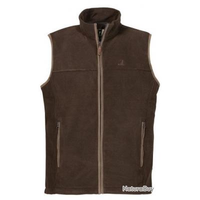 Gilet Polaire Scotland Marron Percussion M Gilets De Chasse