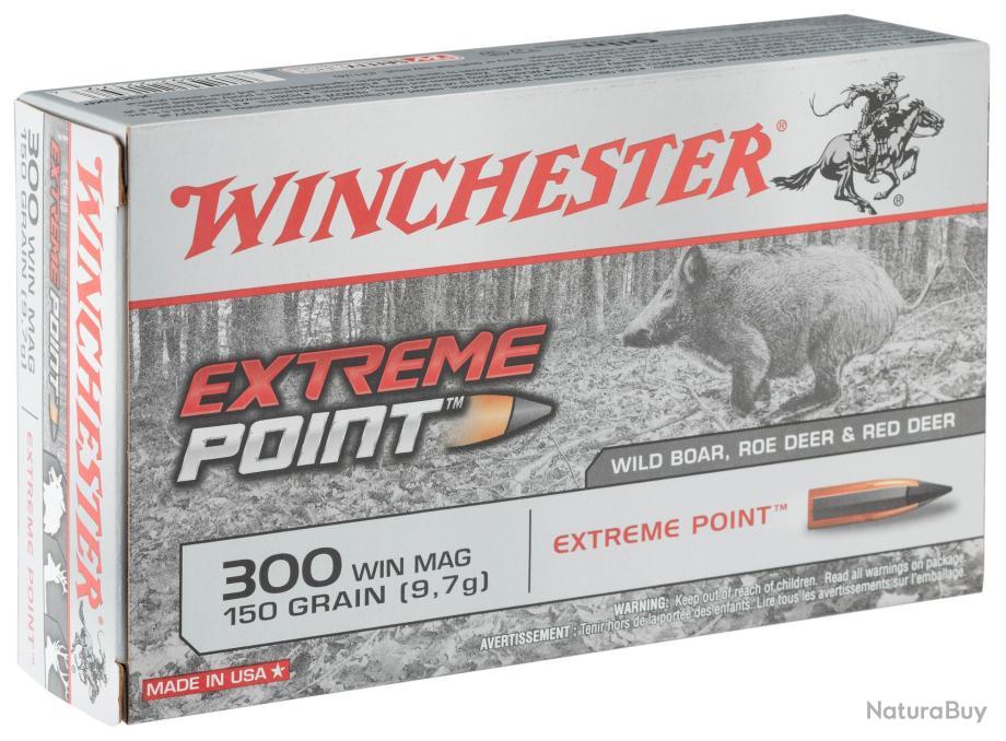 Cartouches Winchester Cal Win Mag Grande Chasse Balles