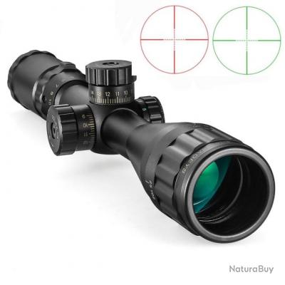 Bsa 4 16x44 Lunette visée verte et rouge pour fusil chasse tactique