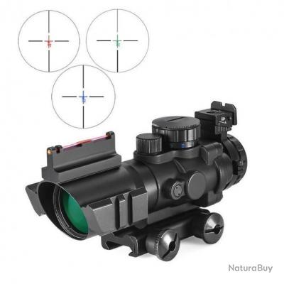 ACOG 4x32 MOA 1 4 Lunette de Visée Tir Optique Tactique Viseur Point