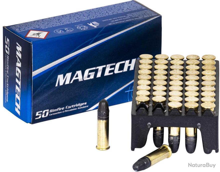 Munitions Magtech 22LR 40G Standard Velocity 50X10 Boites Munitions