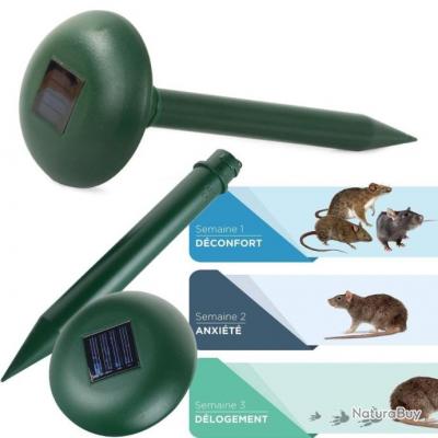 R Pulsif Solaire Ultrasonique Effaroucheur Anti Rongeur Rats Souris Et