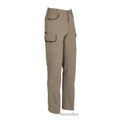 Pantalon De Chasse Hyperstretch Percussion Savane Kaki Pantalons De