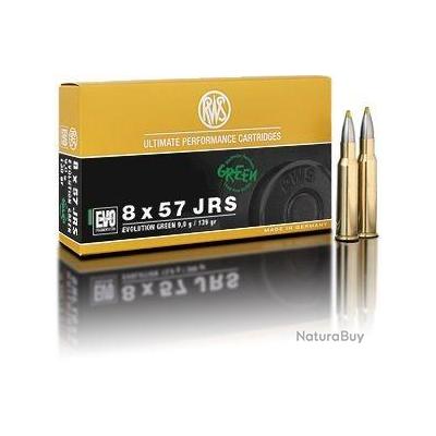 DM24 2 1 BOITE DE RWS CALIBRE 8X57JRS EVO GREEN 9G 139GR Balles