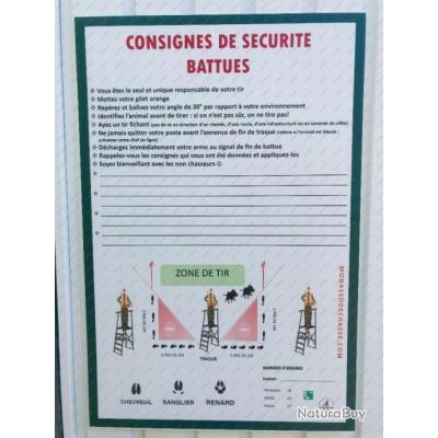 Panneau Battue Signalisation