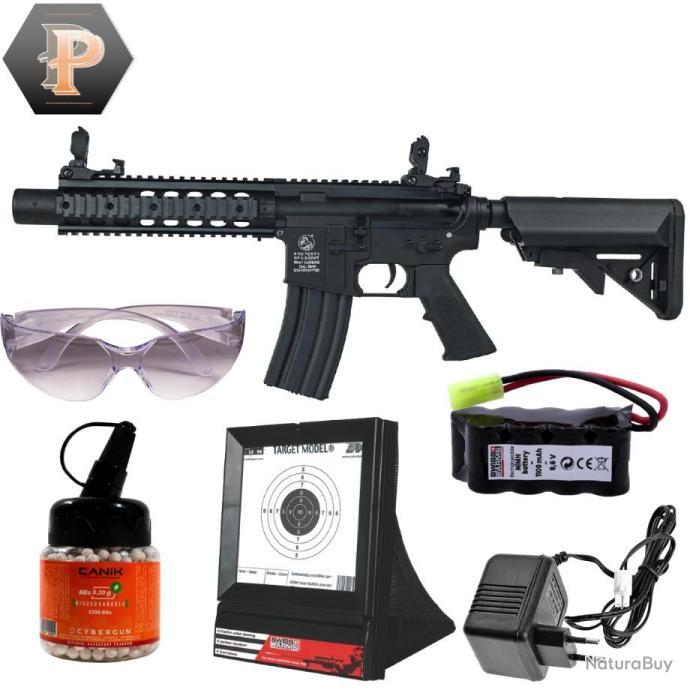 Réplique d airsoft Colt M4 Special Forces Black Full metal 1 2 J