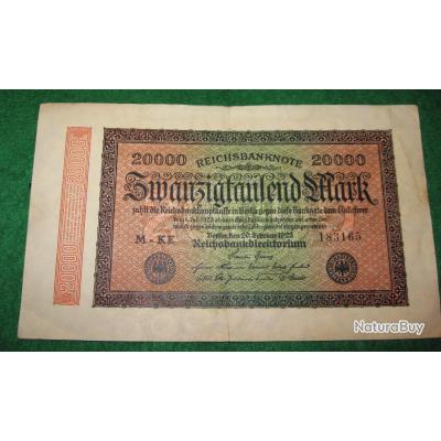 Allemagne Billet De Mark Monnaies