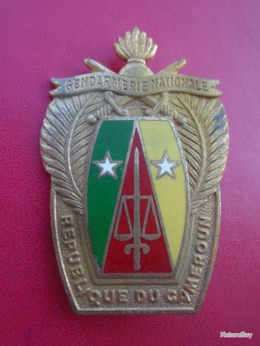 Insigne Militaire Gendarmerie Cameroun Insignes Pucelles