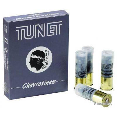 Chevrotines TUNET Semi Magnum Cal 12 70 12 Grains Par 10 Chevrotines