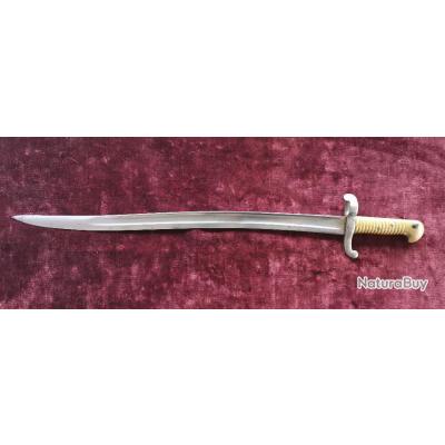 Sabre baïonnette modèle 1842 pour carabine de chasseur Baïonnettes