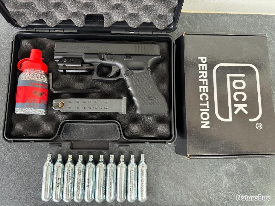 Pistolet Glock Gen Cybergun Full Metal J Cal Mm Bbs Laser