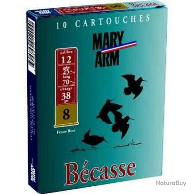 MARY ARM Cartouches Chasse Becasse Par Boite 10 12 70 38g