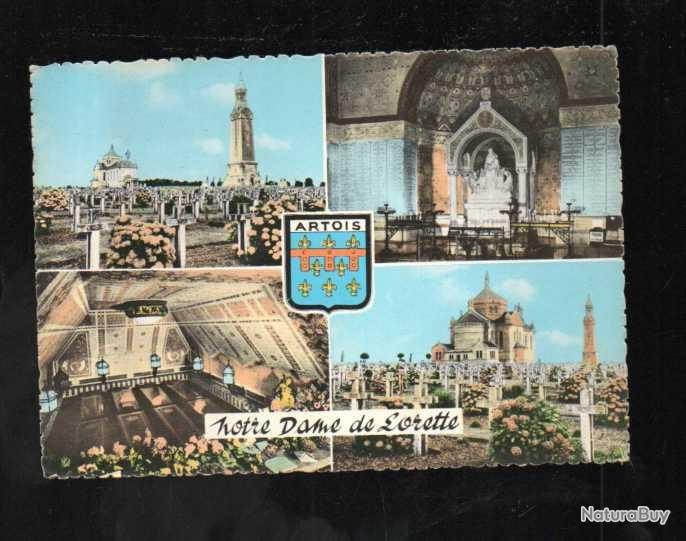 Cpm Notre Dame De Lorette Artois Multivues Sur Carte Cartes Postales