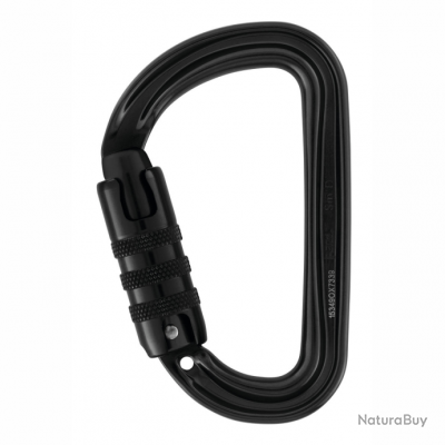 Mousqueton D Escalade Petzl SM D TRIACT LOCK Noir Mousquetons