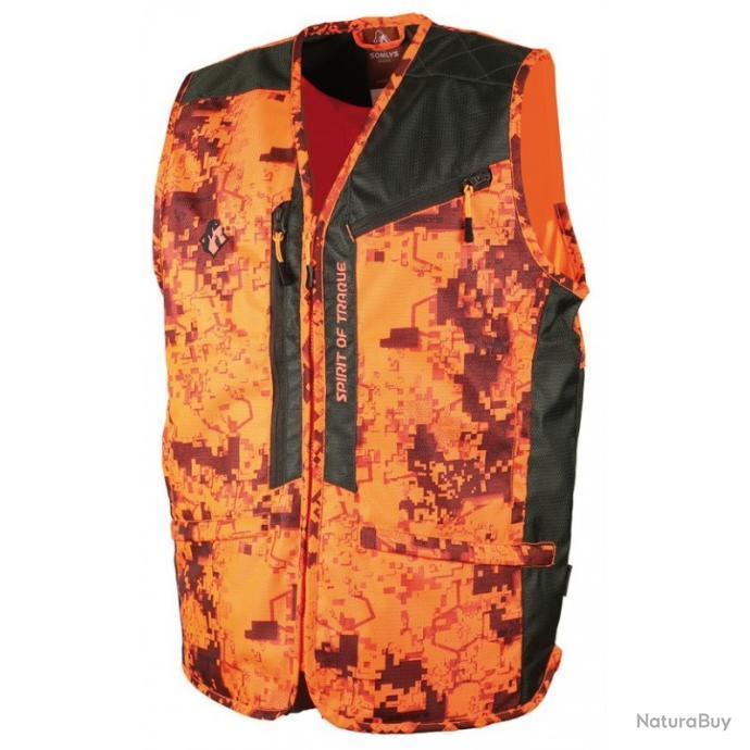 Gilet Somlys Spirit Digital Orange Gilets De Chasse 12920330