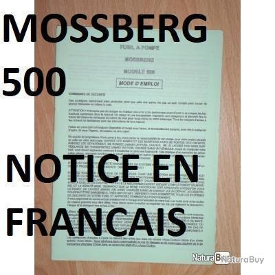 Copie Mode D Emploi Complet Fusil Mossberg En Francais Notice