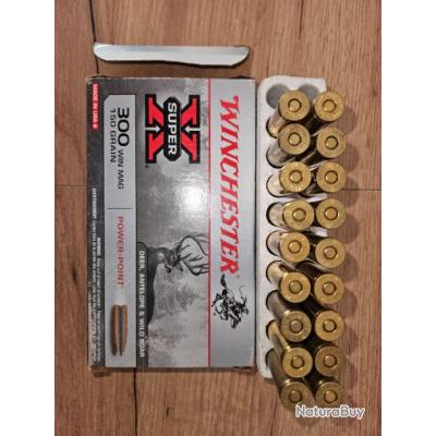 Munition 300win Mag Winchester Balles Calibre 300 Win Mag 13052754