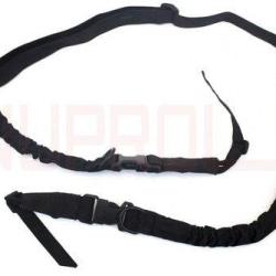Sangle 2 points Bungee 1000 noire Nuprol