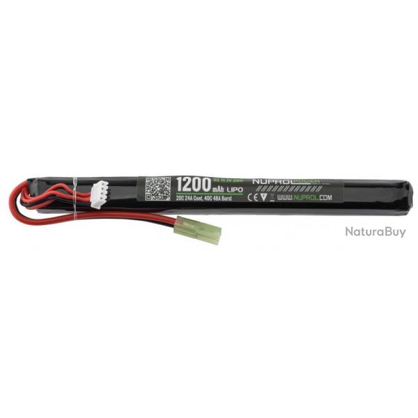 Batterie Nuprol LiPo round stick 11,1 v/1200 mAh 20C