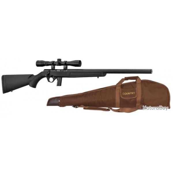Pack carabine Mossberg silence synthtique cal. 22 LR 9 + 1 coups