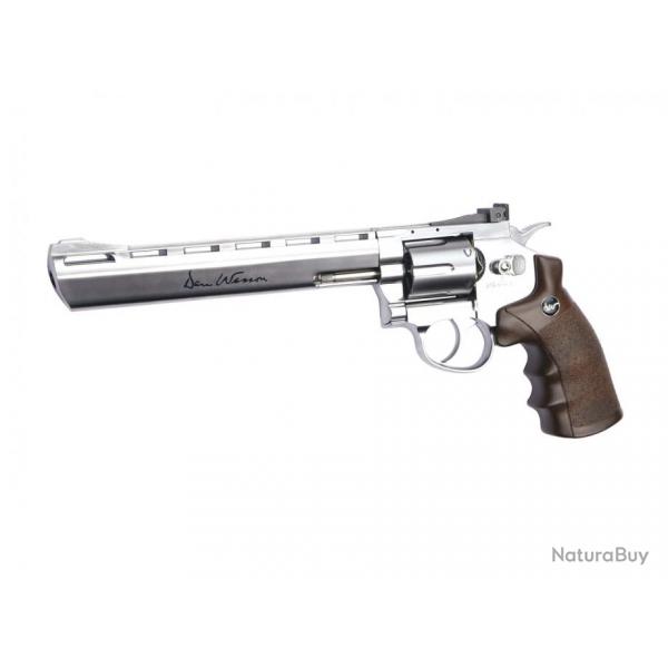 Revolver CO2 Dan Wesson silver 8'' BB's cal. 4,5 mm 