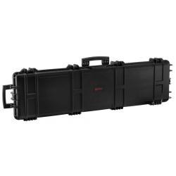 Mallette Nuprol noire XL Waterproof 137 x 39 x 15 cm - Mousse pr&eacute;-d&eacute;coup&eacute;e -