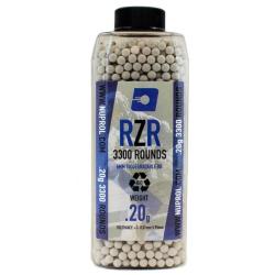  Billes Airsoft 6mm RZR 0.20g BIO bouteille 3300 bbs