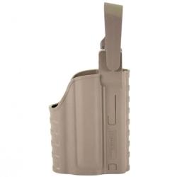Holster rigide G17 r&eacute;plique et lampe Tan