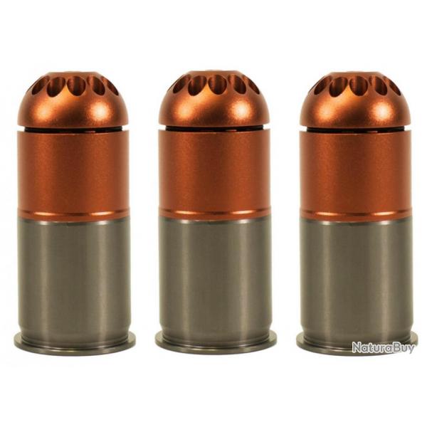 Pack de 3 grenades gaz 96 bbs m203 - NUPROL