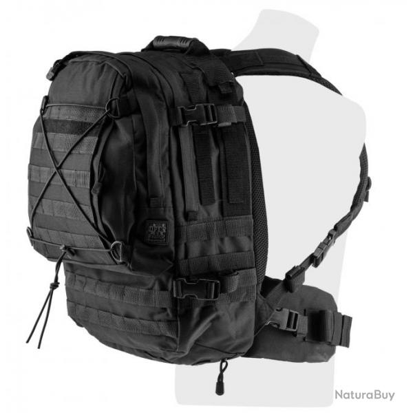 Pack sac  dos tactical avec pochettes et hydratation 3l Noir